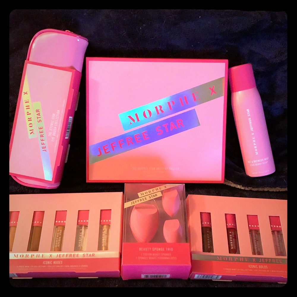 MORPHE X JEFFREE STAR COMPLETE SET. SOLD OUT